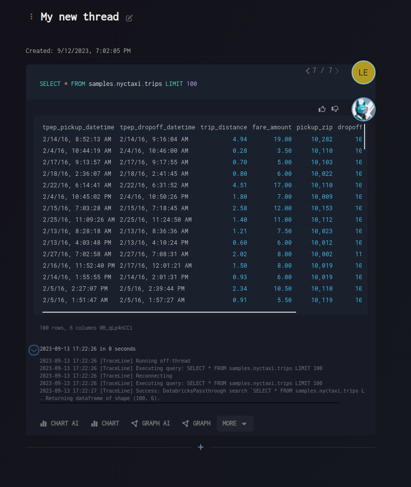 Non-AI Query Results