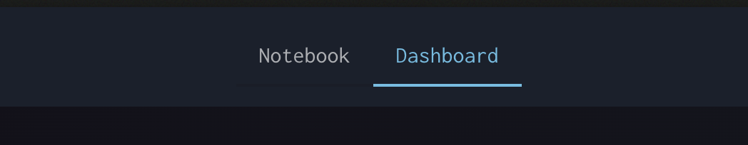 Notebook Tab View