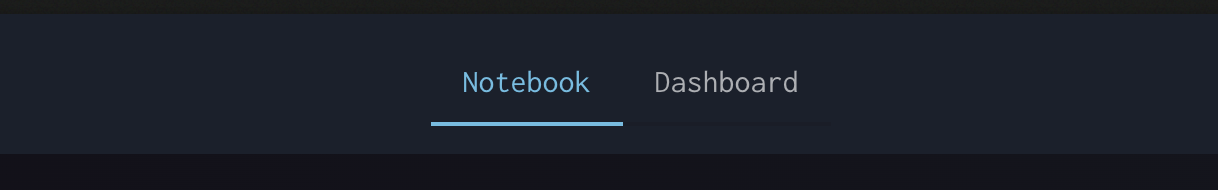 Dashboard Tab View