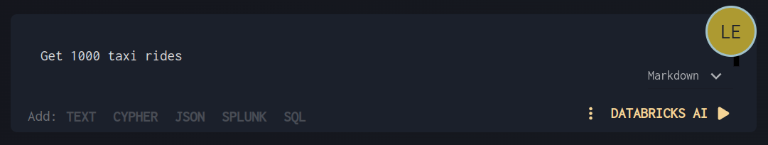 Databricks AI Interface
