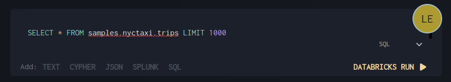 Databricks SQL Query