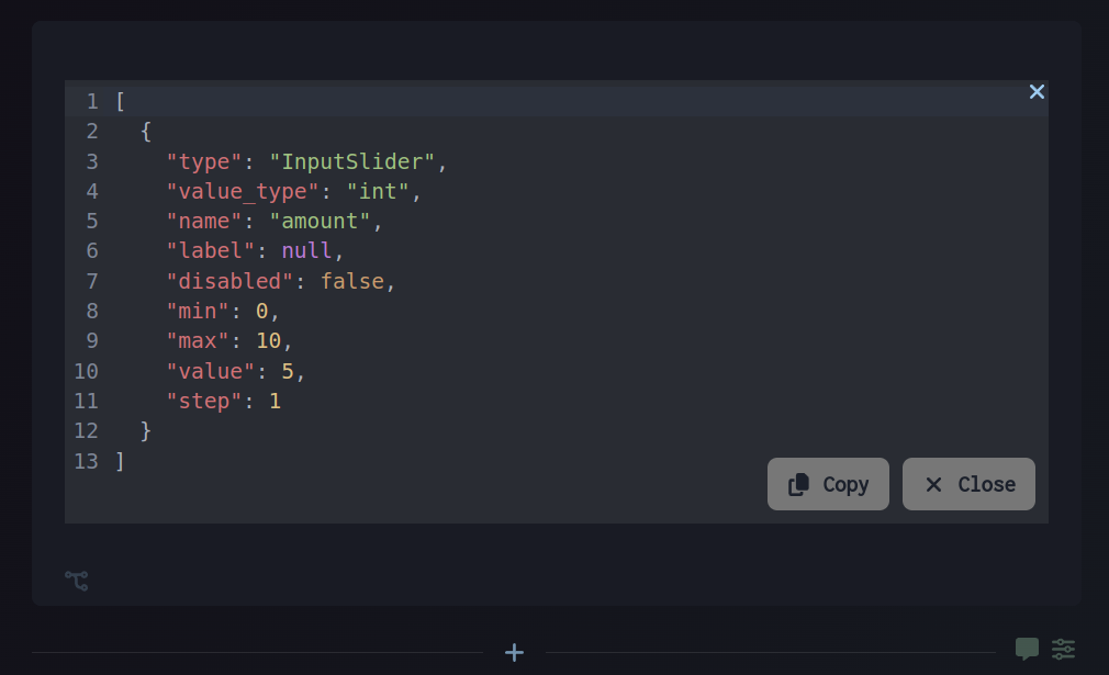 Edit Inputs